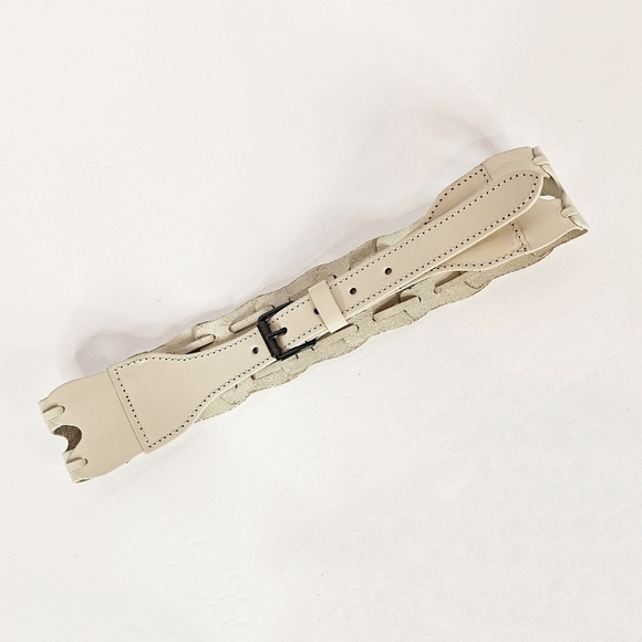 Linea Pelle Off-White Belt
